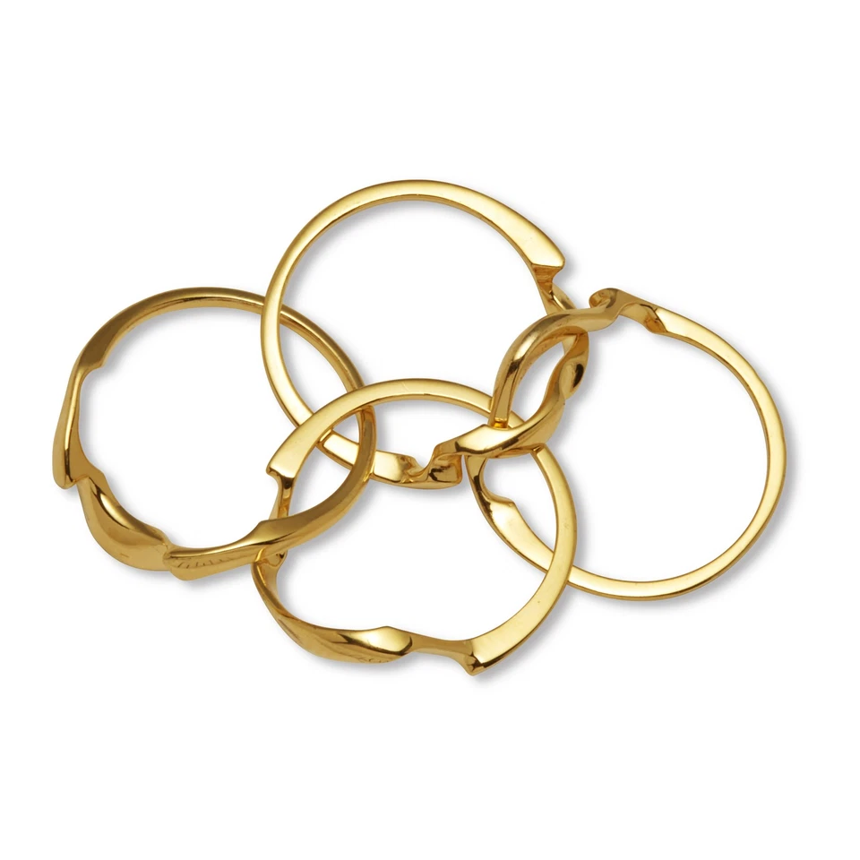 Puzzle Ring in Gold-Plated Sterling Silver - Image 4 of 4