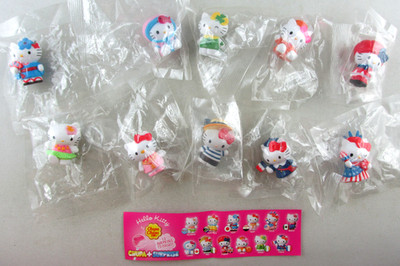 KOMPLETT SET / HELLO KITTY von CHUPA CHUPS / OVP SELTEN K10