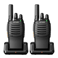 Retevis H-777 Rechargeable Walkie Talkies, Mini 2 Way Radios Long Range, Smal...