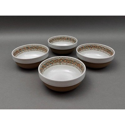 Midwinter England Braid Stoneware Cereal Soup Chili Bowl Set Of 4