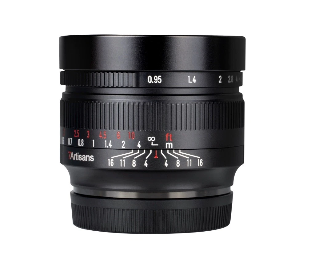 Lente Rápido APS-C 7artisans 0.95/50mm Negro Para Sony E Montura E