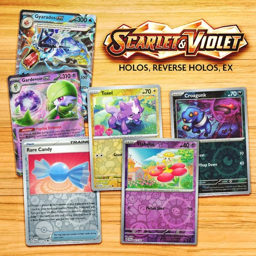 Pokemon Scarlet & Violet Base Holo/Reverse/Ex Singles | CHOOSE YOUR CARD
