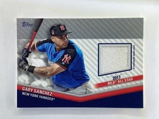 2020 Topps All-Star Stitches  #ASSC-GSA Gary Sanchez Yankees Jersey Relic