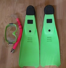 Zestaw płetw pływackich rozmiar 43 - 44 , okulary do nurkowania, snorkeling
