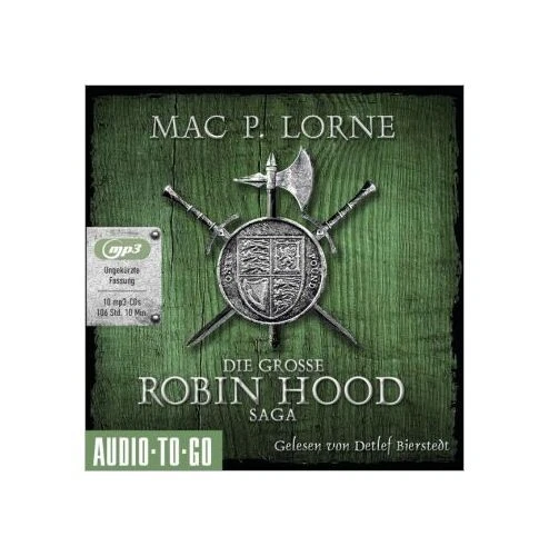 Die große Robin-Hood-Saga, 10 Audio-CD, MP3 | Mac P. Lorne - Bild 2 von 2