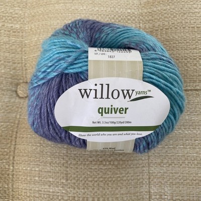 Quiver Yarn by Willow In Dappled Pond Wool, Rayon, Acrylic