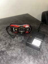 PENTAX WG-10RD 12653 Waterproof Digital Camera Red - Rare