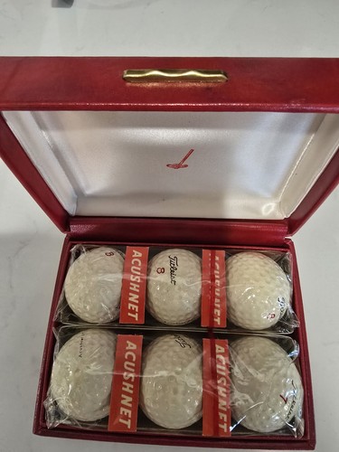 3 Balles Titleist DT SoLo TPC Four Seasons – Boîte Vintage, Neuves