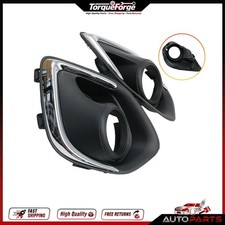 Fits Mitsubishi Outlander Sport 2013-2015 Left+Right Front Fog Lamp Covers Bezel