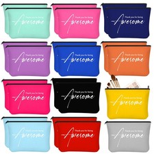 24 Pcs Cosmetic Bags for Women Valentine's Day Employee Gift Thank You for Be...