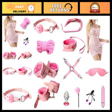 Complete BDSM Restraints Kit for Couples   13 PCS Bondage Set with Handcuffs, Bl