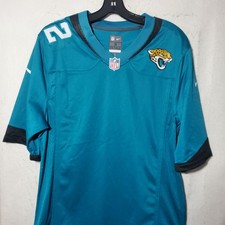 Jacksonville Jaguars Blank Jersey Mens Small Green Nike On Field NWOT