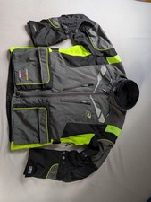 Rukka Rough Road Textiljacke grau neon Gr. 56