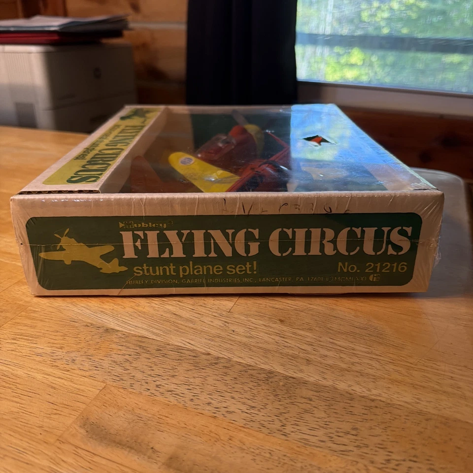 Aviones acrobacias Hubley Flying Circus 1971 sellados nuevos en caja Foto 3 de 4