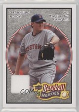 2008 Upper Deck Baseball Heroes Charcoal Memorabilia Curt Schilling #26 17hq