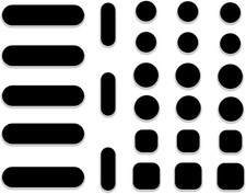 Universal Webcam Covers - Privacy Protection Accessory, No Residue Application,