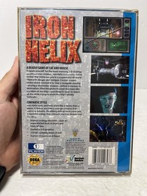  Iron Helix (Sega CD, 1994)  case, manual, game
