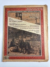 ADVOCATE newspaper magazine #305 November 13, 1980 Gay LGBTQ+ Cuba Ads VTG