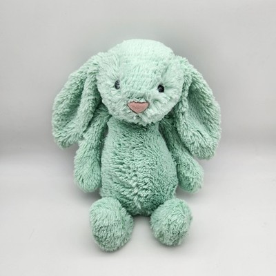 Rare VHTF Jellycat Bashful Mint Bunny Medium 12