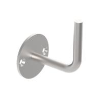 Edelstahl Handlaufhalter Wandhalter V2A Aisi 304 Geschliffen Zum AnschweißEn
