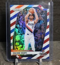 2024-25 Panini Prizm - Shaedon Sharpe #144 Red White & Blue Prizm