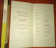 Invito Organo Elettronico K/206 (Davoli Parma) Pio Nocilli 1974