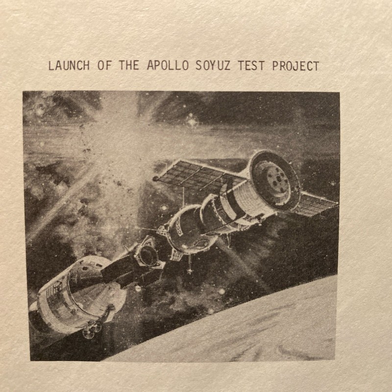 APOLLO-SOYUZ LAUNCH 15 JULY 1975 & FDC #1569 SOVIET & USA SPACECRAFT CACHET