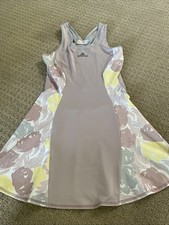 Adidas x Stella McCartney Barricade Women's Tennis Dress Floral Pink Size Small