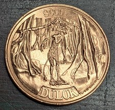 Vintage 1985 Star Wars Ewoks Dulok Scout   COIN ONLY  Excellent Condition