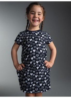 TRIGEMA Kleid mit süßen Herz Motiven 237837126 NEU & OVP