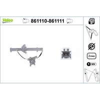 1X Fensterheber Valeo 861110 Passend FüR Honda