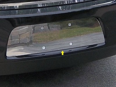 Stainless License Plate Bezel 1Pc Fits 2016 Chevy Malibu Limited LP53105 QAA