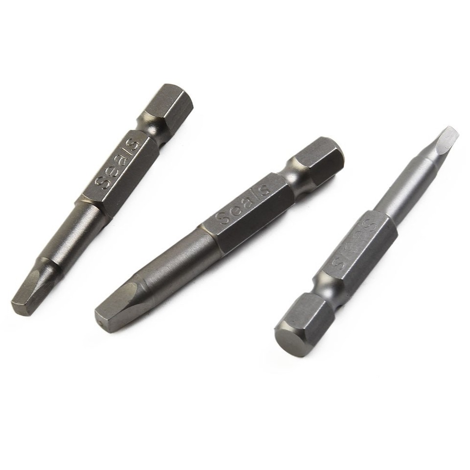 3pcs 50mm Square Head Screwdriver Bit for Kit Screwdriver Repair Hand ...