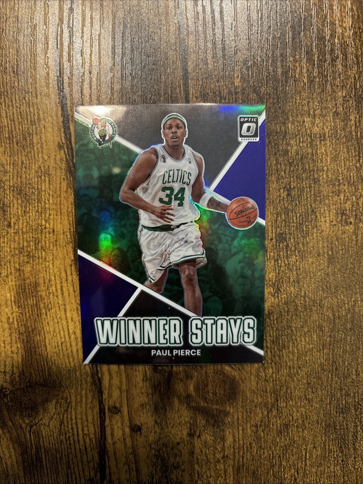 2022-23 Panini Donruss Optic Winner Stays Paul Pierce #20 Silver Prizm SP