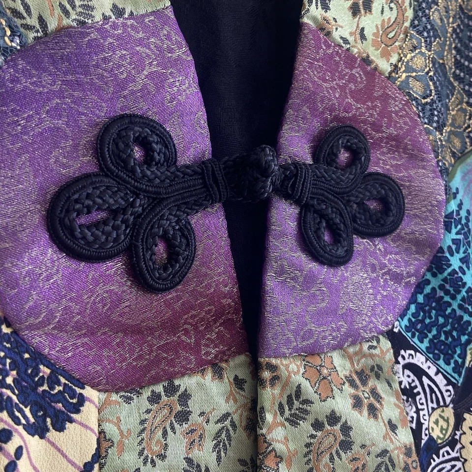 Kimono de Colección Estilos Esterlina Talla Única Arte Capricho Para Usar Tapiz Encaje Foto 4 de 4