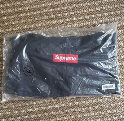 Supreme MAISON MARGIELA Box Logo Full Zip Hoodie Navy Men's XL 
