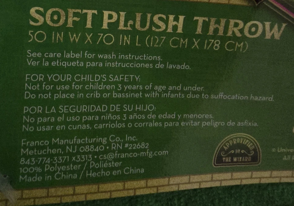 Wicked Throw Blanket Elphaba - Image 3 of 3