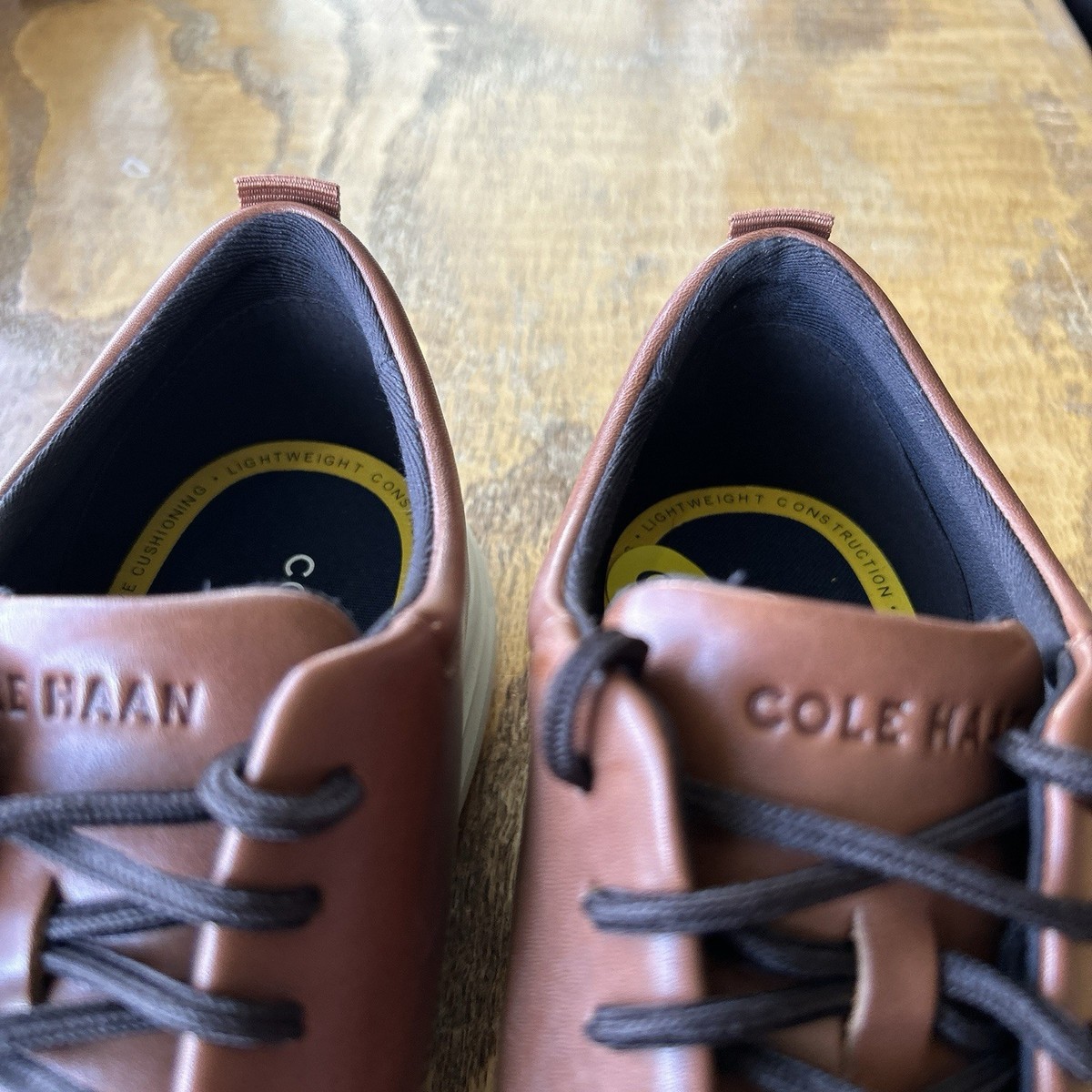 COLE HAAN GRAND ULTRA OXFORDS MENS SZ 8 M TAN NEW C39955 Cole Haan Grand+ Ultra Oxford Shoe Men 8 10 13M British Tan  main image 3