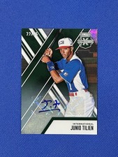 2017 Elite Extra Edition Autograph Emerald #183 Junio Tilien /25 Auto G