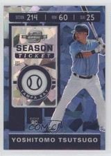2020 Panini Chronicles Contenders Optic Blue Ice Prizm 83/99 Yoshi Tsutsugo 12io