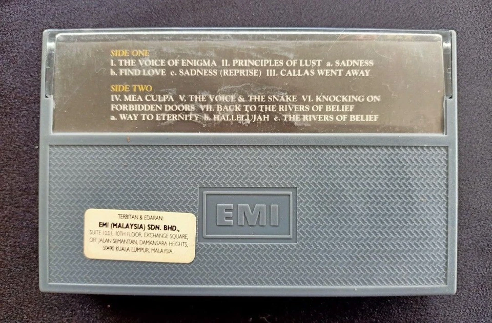 Enigma : MCMXC a.D. ( Cassette Tape ) - Image 2 of 4