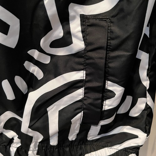 K KEITH HARING Members Only Windbreaker Jacket L Large Heart NYC New Tags NWT - Picture 3 of 19