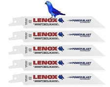 5 x Lenox 9" Wood Nail Cut Bi-Metal Reciprocating Saw Blades 6TPI 20582956R