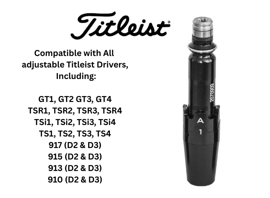 Titleist Driver shaft adapter .350. For GT2 GT3 GT TSR TS2 TS3 TSi
