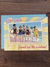 Leanin Tree Birthday Greeting Card  You Glow Girl   With Glitter