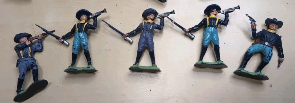 Lote De 15 Soldados De Unión Media Luna De Colección  Foto 4 de 4