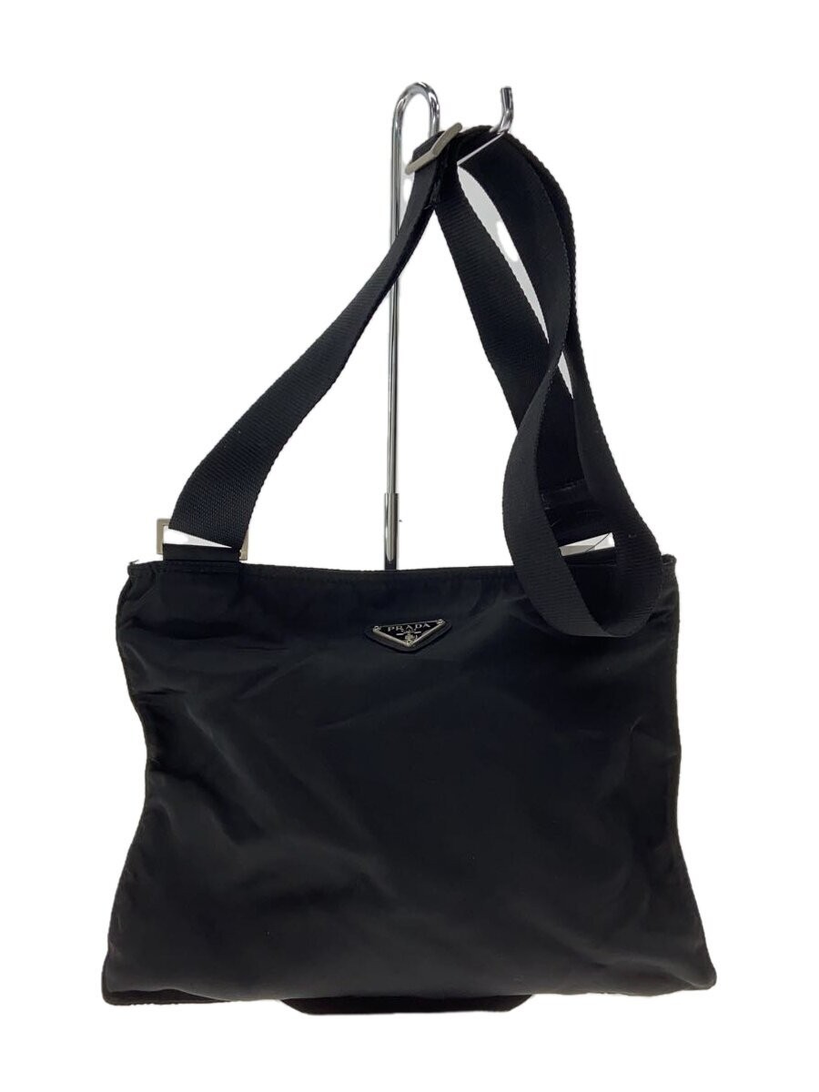 PRADA Black Nylon Shoulder Bag