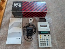 Vintage Canon P7-D Desktop Printing Electronic Calculator