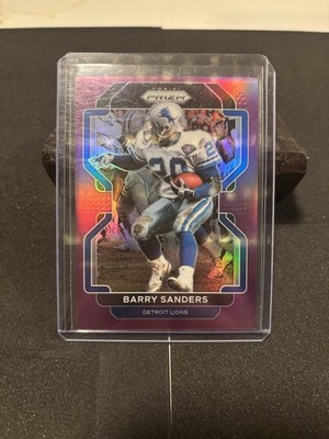 2021 Panini Prizm - Barry Sanders #155 Purple Prizm /125