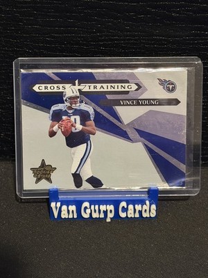 2006 Leaf Rookies & Stars - Cross Training Vince Young #CT-20 Blue /500 (RC)